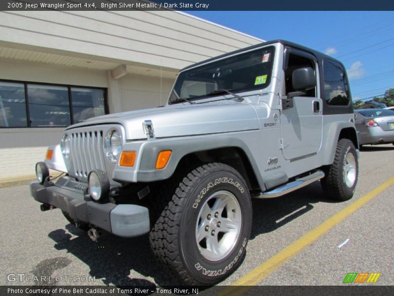Bright Silver Metallic / Dark Slate Gray 2005 Jeep Wrangler Sport 4x4