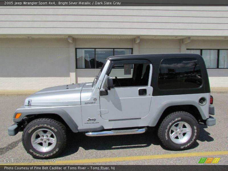 Bright Silver Metallic / Dark Slate Gray 2005 Jeep Wrangler Sport 4x4