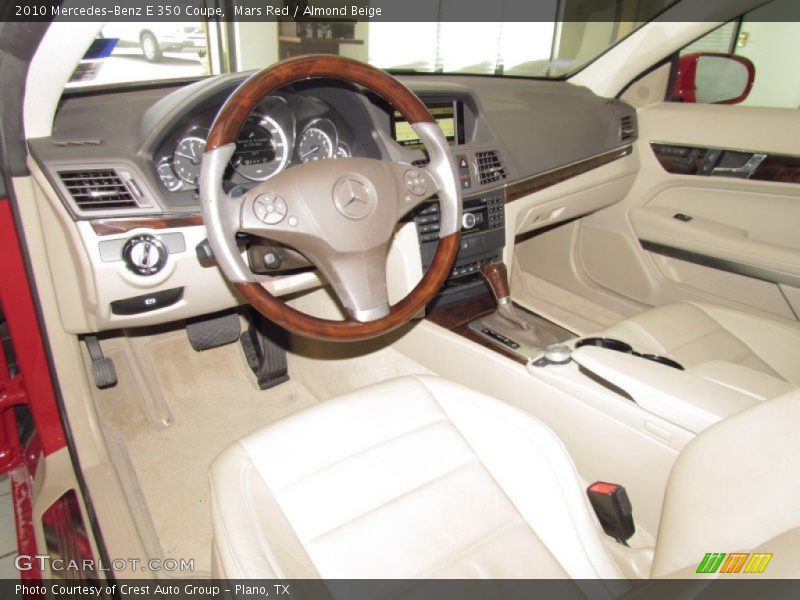 Mars Red / Almond Beige 2010 Mercedes-Benz E 350 Coupe