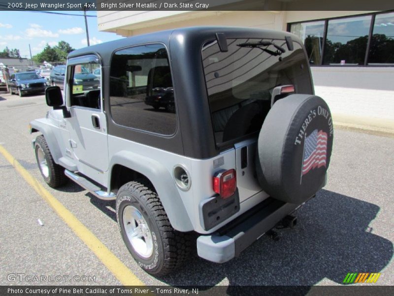 Bright Silver Metallic / Dark Slate Gray 2005 Jeep Wrangler Sport 4x4