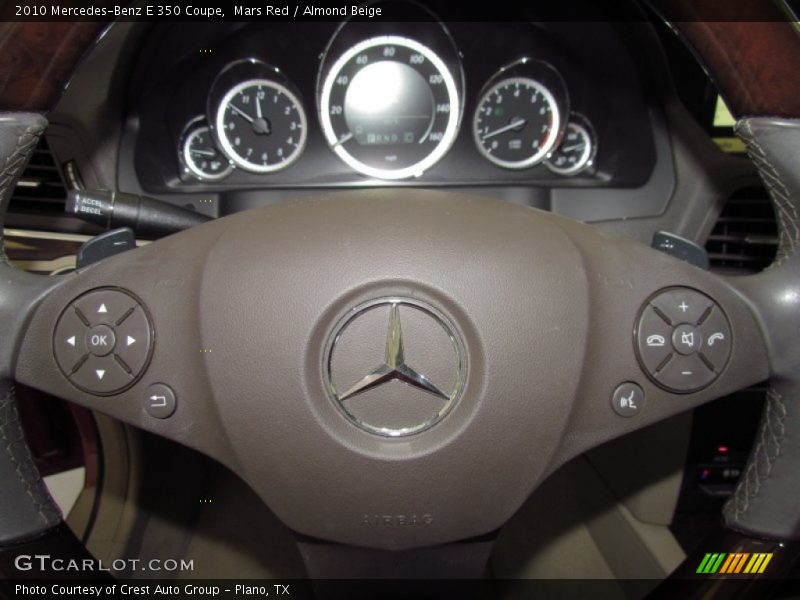 Mars Red / Almond Beige 2010 Mercedes-Benz E 350 Coupe
