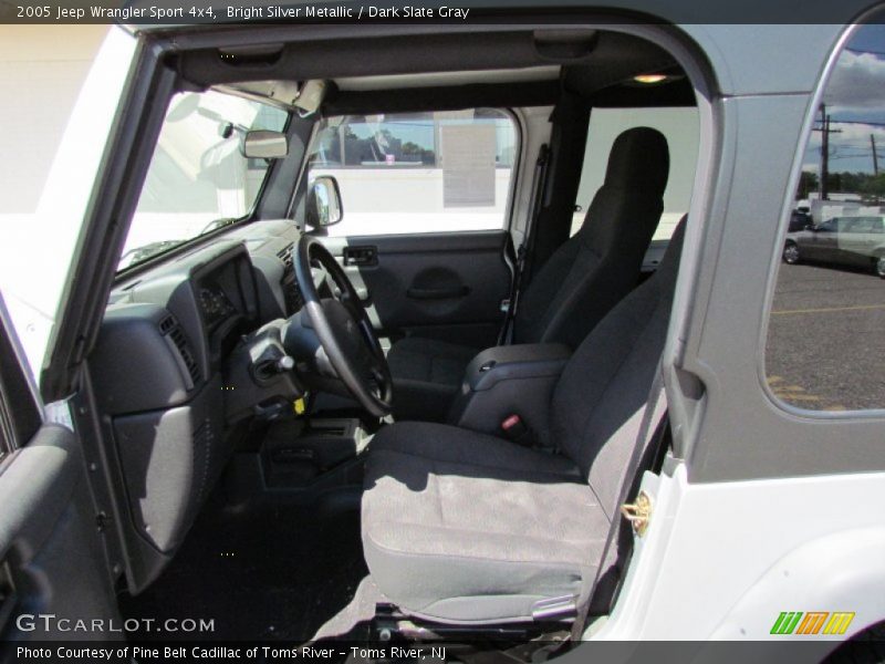 Bright Silver Metallic / Dark Slate Gray 2005 Jeep Wrangler Sport 4x4