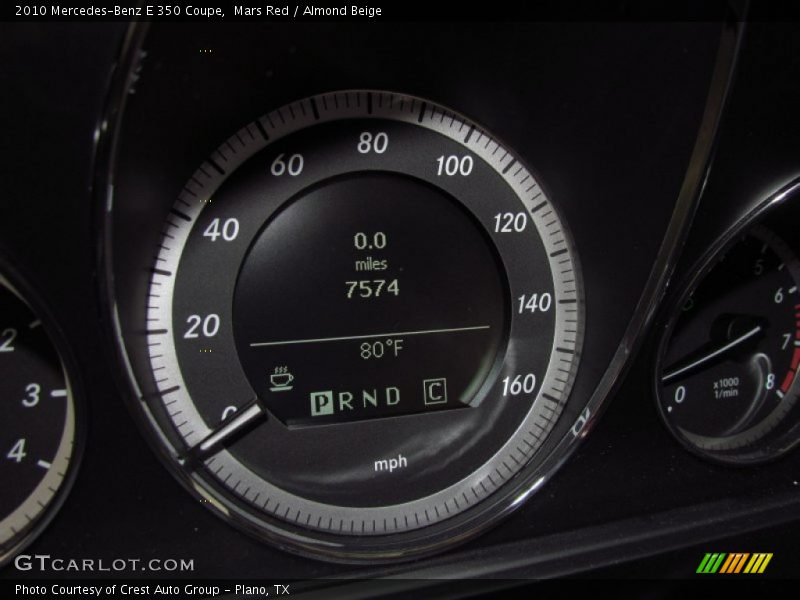 Mars Red / Almond Beige 2010 Mercedes-Benz E 350 Coupe