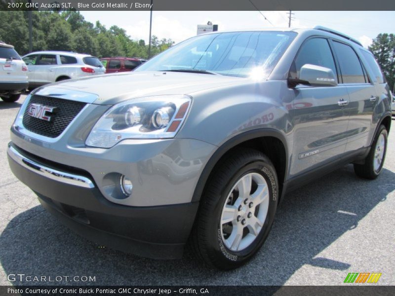 Blue Gold Metallic / Ebony 2007 GMC Acadia SLT