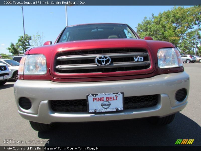 Sunfire Red Pearl / Oak 2001 Toyota Sequoia SR5 4x4