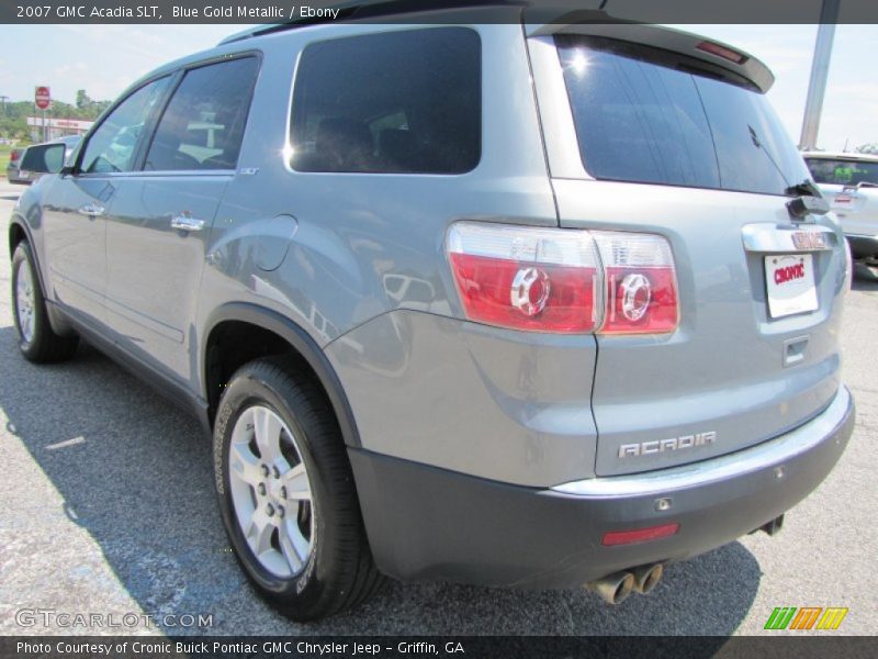 Blue Gold Metallic / Ebony 2007 GMC Acadia SLT