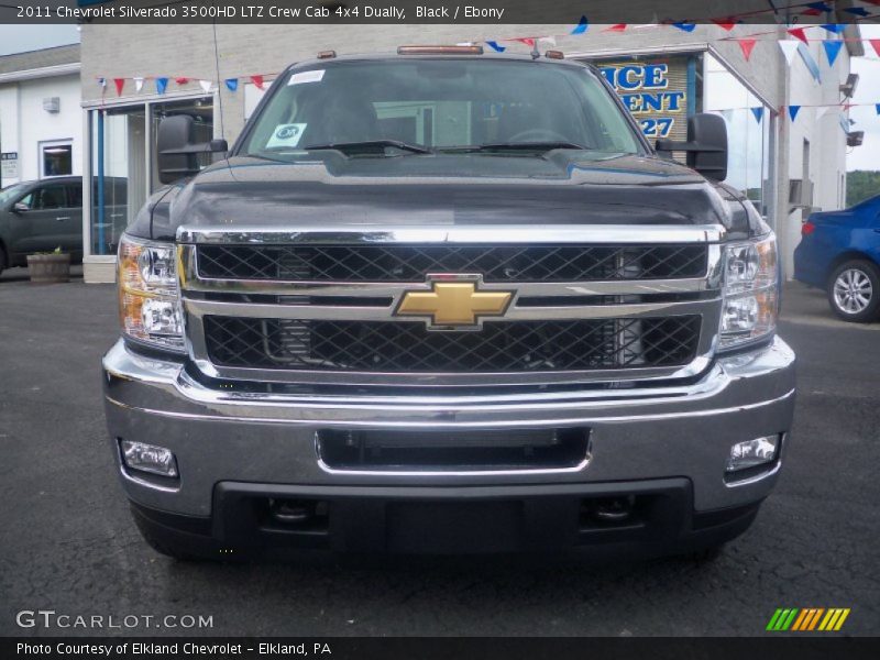 Black / Ebony 2011 Chevrolet Silverado 3500HD LTZ Crew Cab 4x4 Dually