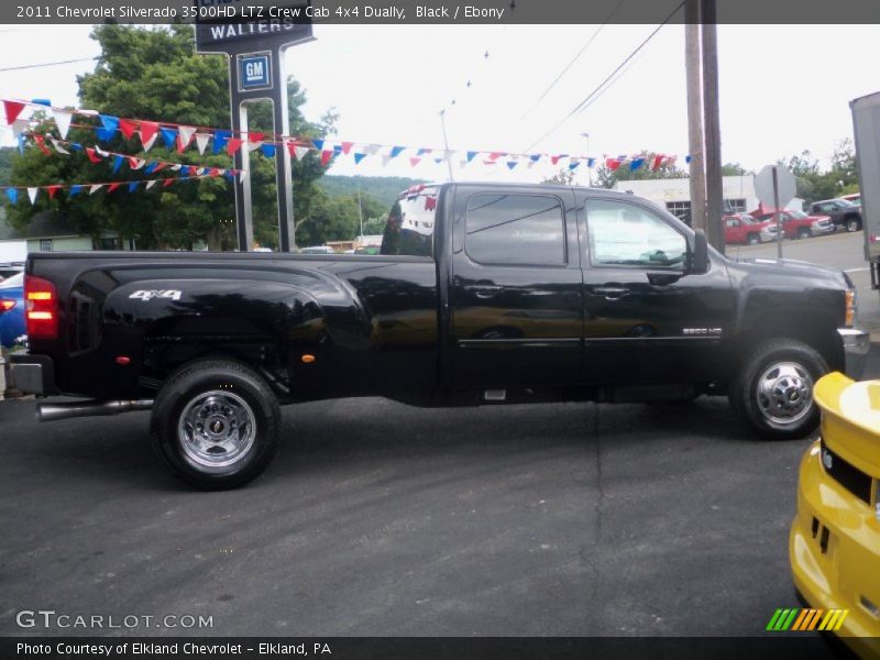 Black / Ebony 2011 Chevrolet Silverado 3500HD LTZ Crew Cab 4x4 Dually