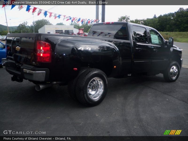 Black / Ebony 2011 Chevrolet Silverado 3500HD LTZ Crew Cab 4x4 Dually