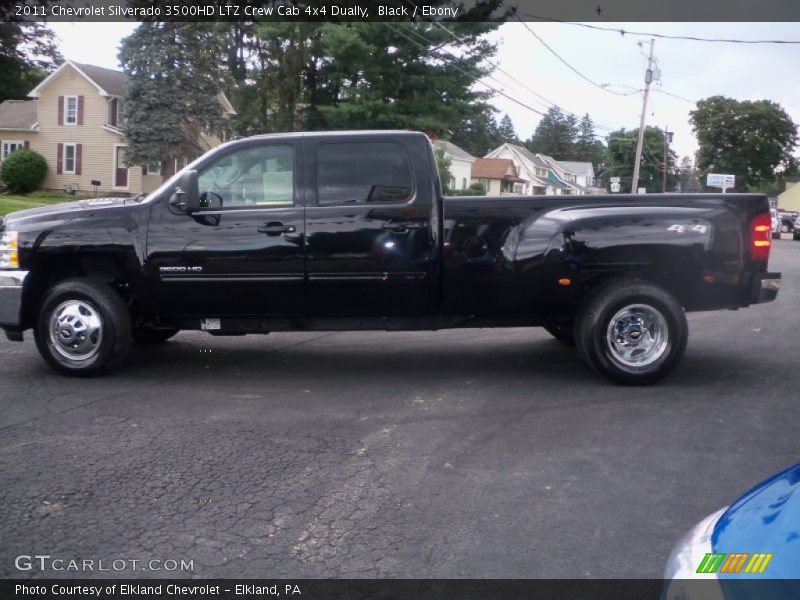 Black / Ebony 2011 Chevrolet Silverado 3500HD LTZ Crew Cab 4x4 Dually