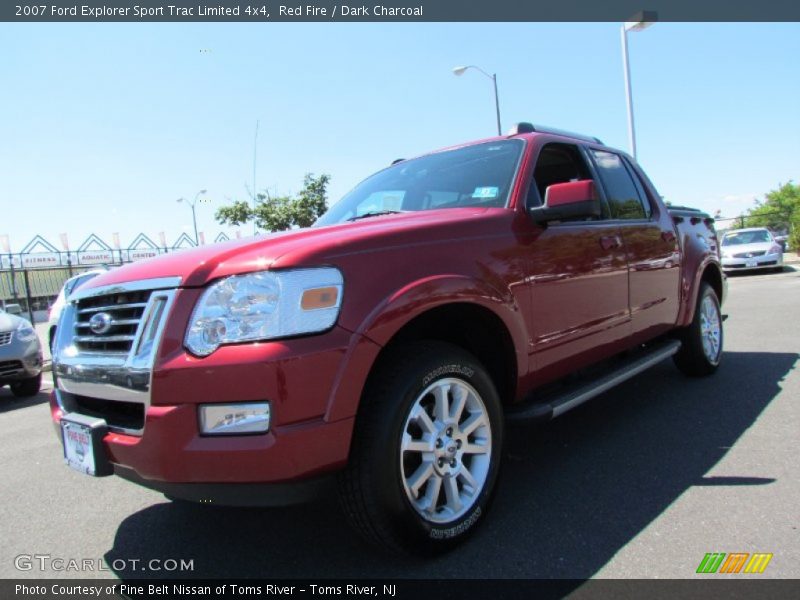Red Fire / Dark Charcoal 2007 Ford Explorer Sport Trac Limited 4x4