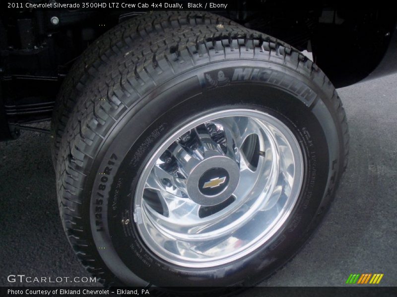 Black / Ebony 2011 Chevrolet Silverado 3500HD LTZ Crew Cab 4x4 Dually
