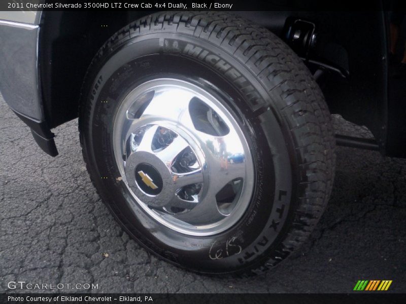 Black / Ebony 2011 Chevrolet Silverado 3500HD LTZ Crew Cab 4x4 Dually