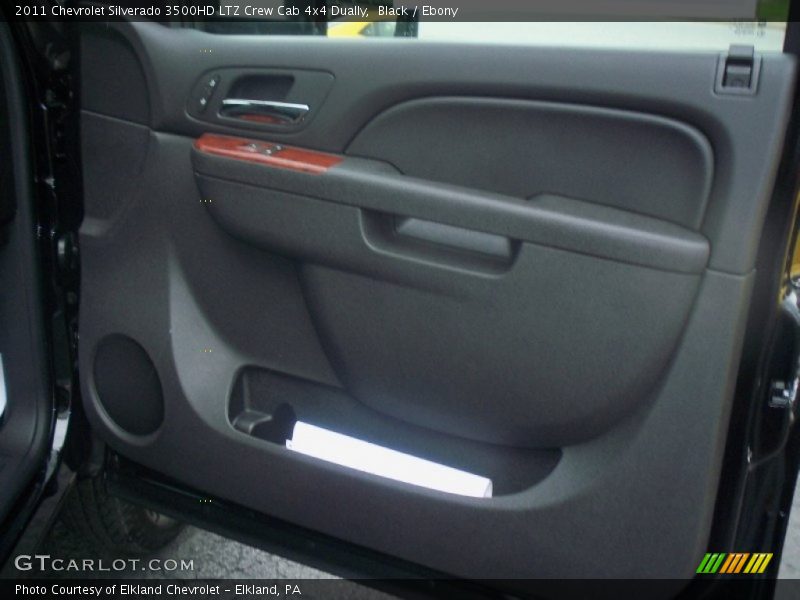 Black / Ebony 2011 Chevrolet Silverado 3500HD LTZ Crew Cab 4x4 Dually