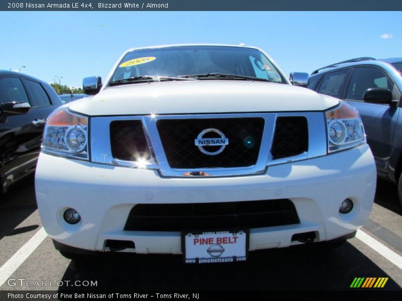 Blizzard White / Almond 2008 Nissan Armada LE 4x4
