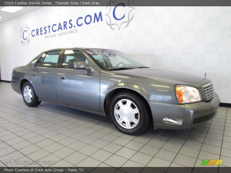 Thunder Gray / Dark Gray 2004 Cadillac DeVille Sedan