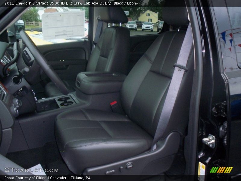 Black / Ebony 2011 Chevrolet Silverado 3500HD LTZ Crew Cab 4x4 Dually