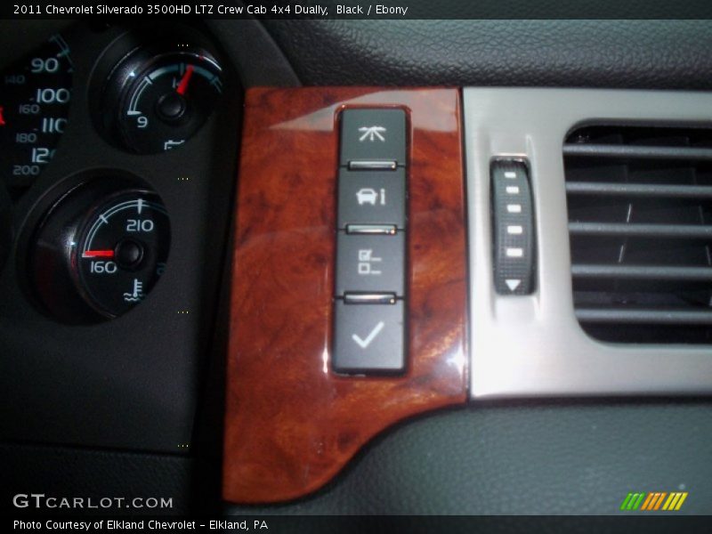Black / Ebony 2011 Chevrolet Silverado 3500HD LTZ Crew Cab 4x4 Dually