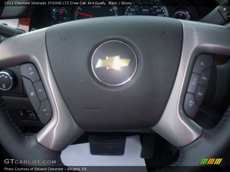 Black / Ebony 2011 Chevrolet Silverado 3500HD LTZ Crew Cab 4x4 Dually