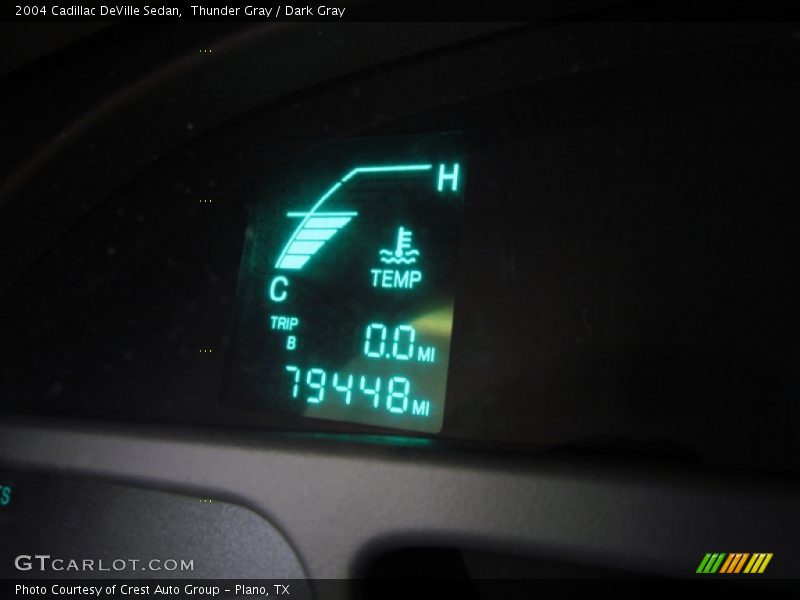 Thunder Gray / Dark Gray 2004 Cadillac DeVille Sedan