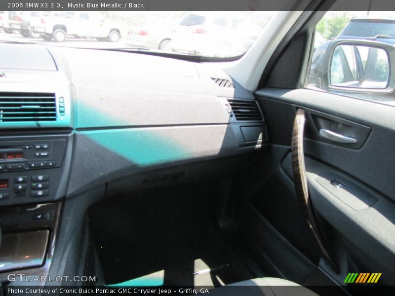 Mystic Blue Metallic / Black 2006 BMW X3 3.0i