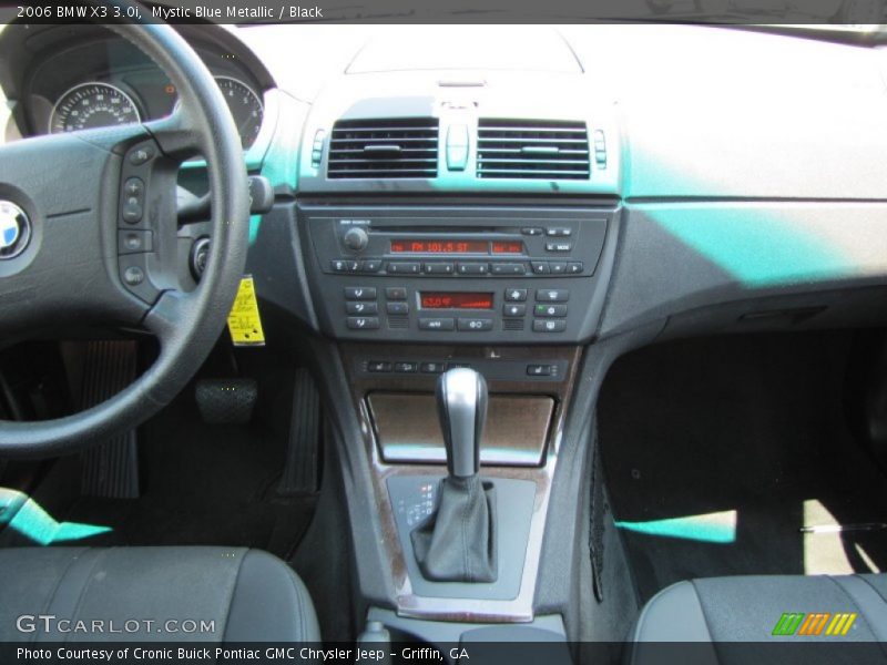 Mystic Blue Metallic / Black 2006 BMW X3 3.0i