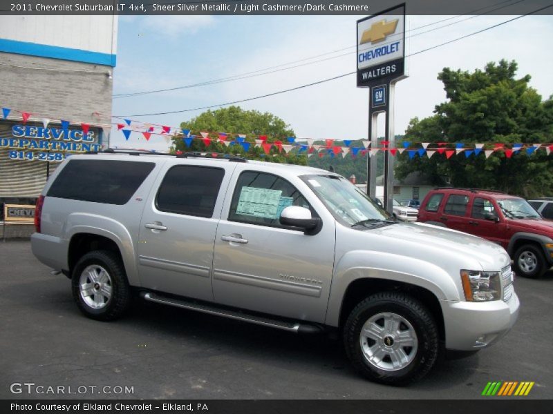 Sheer Silver Metallic / Light Cashmere/Dark Cashmere 2011 Chevrolet Suburban LT 4x4