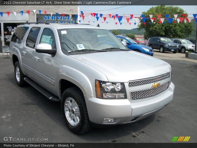 Sheer Silver Metallic / Light Cashmere/Dark Cashmere 2011 Chevrolet Suburban LT 4x4