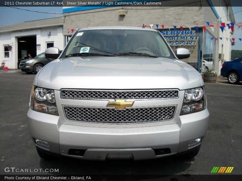 Sheer Silver Metallic / Light Cashmere/Dark Cashmere 2011 Chevrolet Suburban LT 4x4