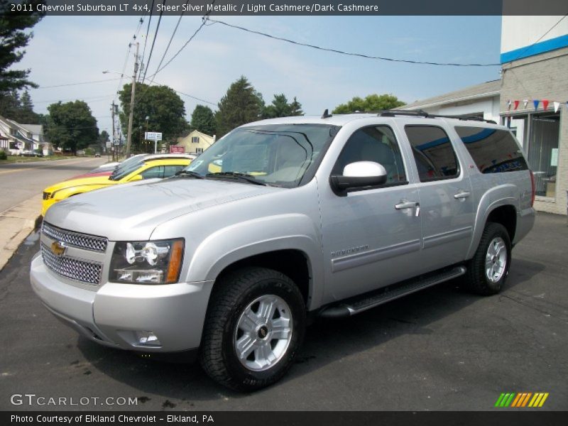 Sheer Silver Metallic / Light Cashmere/Dark Cashmere 2011 Chevrolet Suburban LT 4x4