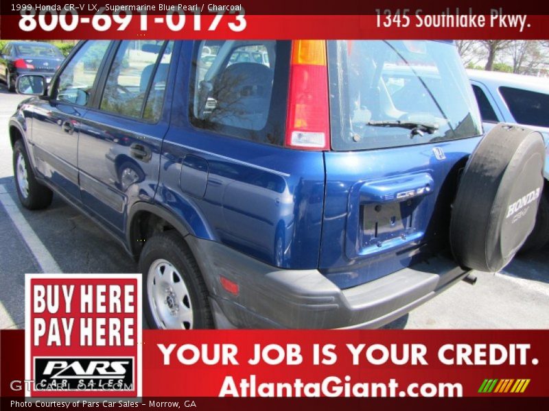 Supermarine Blue Pearl / Charcoal 1999 Honda CR-V LX