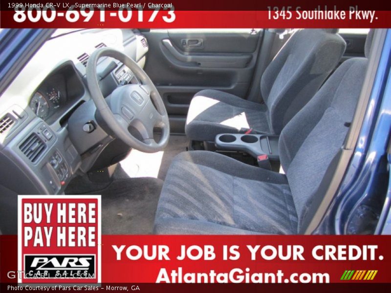 Supermarine Blue Pearl / Charcoal 1999 Honda CR-V LX