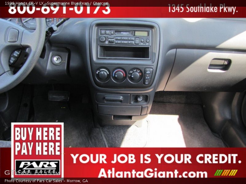 Supermarine Blue Pearl / Charcoal 1999 Honda CR-V LX