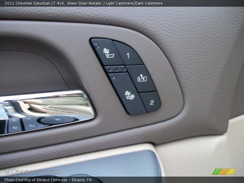 Sheer Silver Metallic / Light Cashmere/Dark Cashmere 2011 Chevrolet Suburban LT 4x4