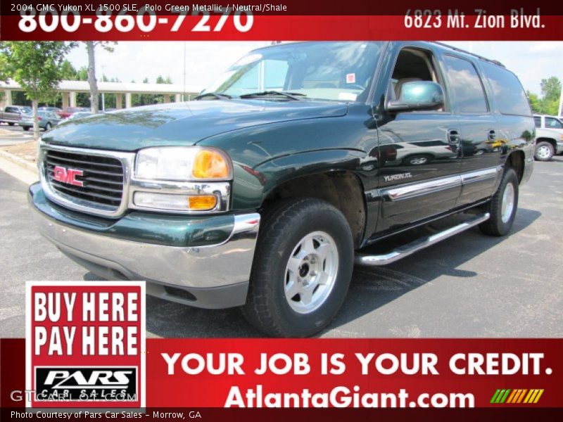 Polo Green Metallic / Neutral/Shale 2004 GMC Yukon XL 1500 SLE