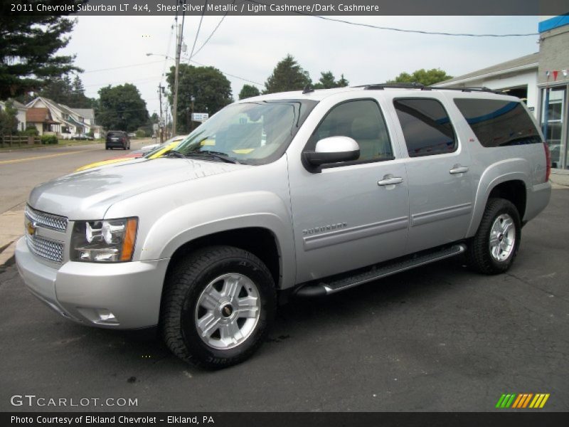 Sheer Silver Metallic / Light Cashmere/Dark Cashmere 2011 Chevrolet Suburban LT 4x4