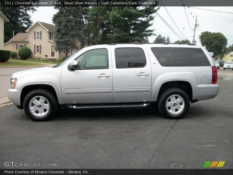 Sheer Silver Metallic / Light Cashmere/Dark Cashmere 2011 Chevrolet Suburban LT 4x4