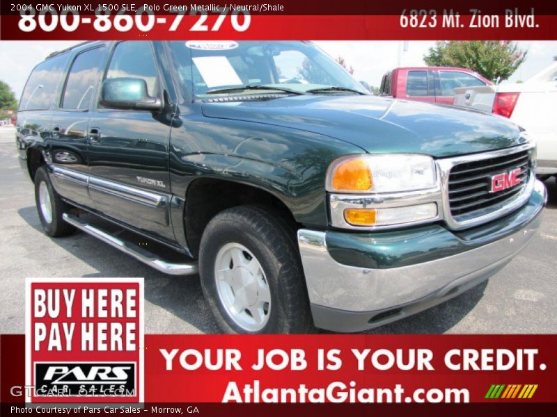 Polo Green Metallic / Neutral/Shale 2004 GMC Yukon XL 1500 SLE