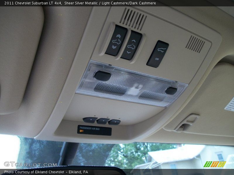 Sheer Silver Metallic / Light Cashmere/Dark Cashmere 2011 Chevrolet Suburban LT 4x4