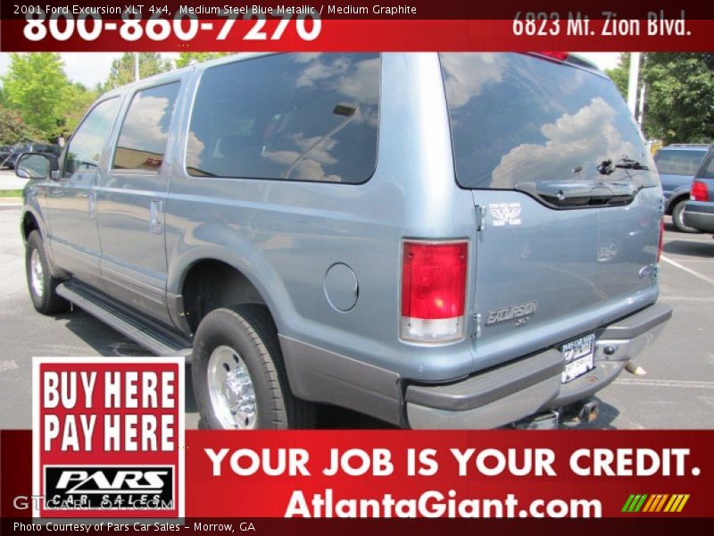 Medium Steel Blue Metallic / Medium Graphite 2001 Ford Excursion XLT 4x4