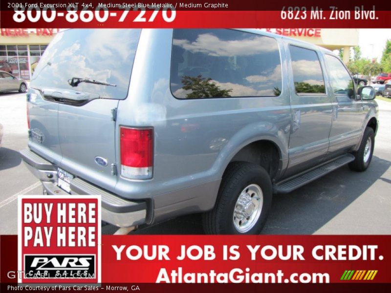 Medium Steel Blue Metallic / Medium Graphite 2001 Ford Excursion XLT 4x4