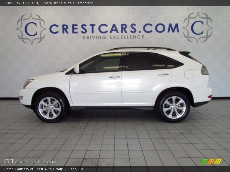 Crystal White Mica / Parchment 2009 Lexus RX 350