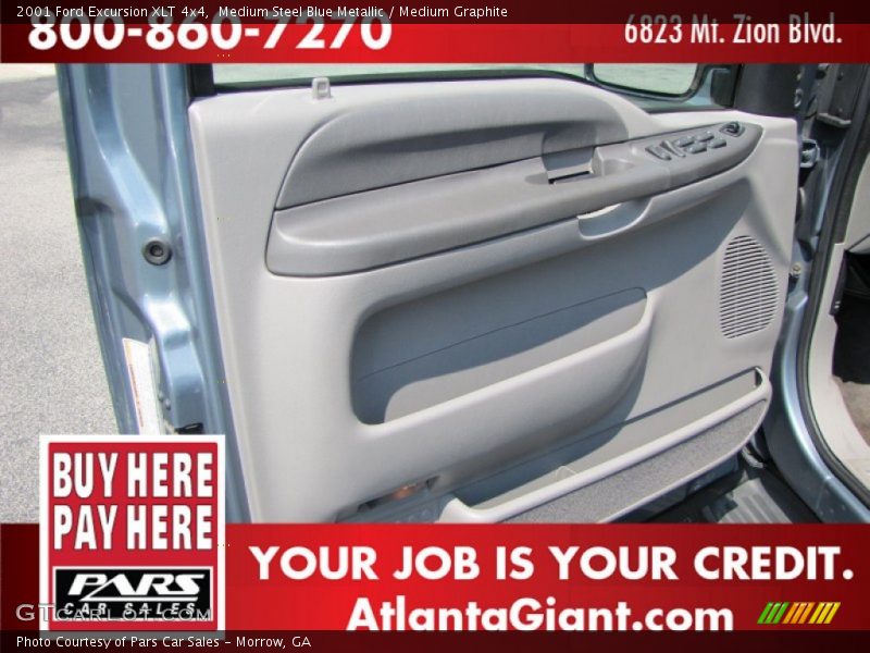 Medium Steel Blue Metallic / Medium Graphite 2001 Ford Excursion XLT 4x4