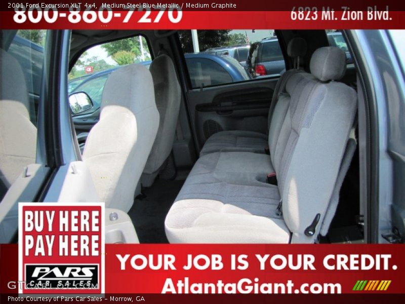 Medium Steel Blue Metallic / Medium Graphite 2001 Ford Excursion XLT 4x4