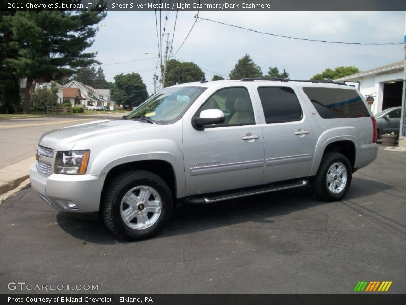 Sheer Silver Metallic / Light Cashmere/Dark Cashmere 2011 Chevrolet Suburban LT 4x4