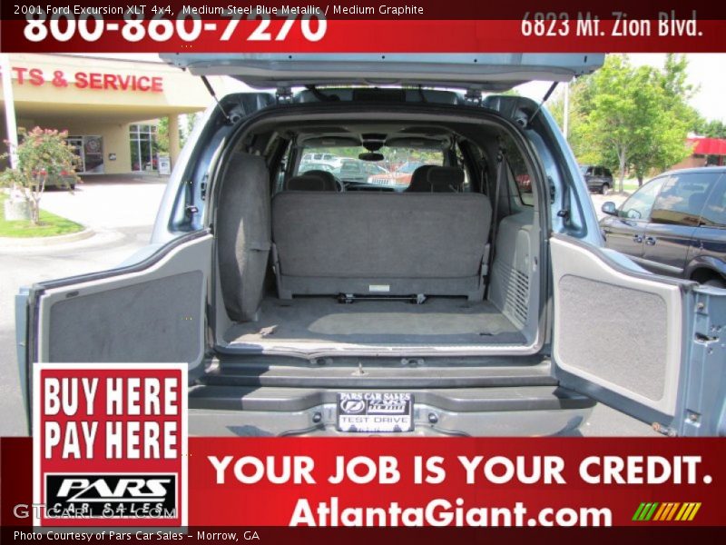 Medium Steel Blue Metallic / Medium Graphite 2001 Ford Excursion XLT 4x4