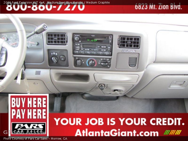 Medium Steel Blue Metallic / Medium Graphite 2001 Ford Excursion XLT 4x4