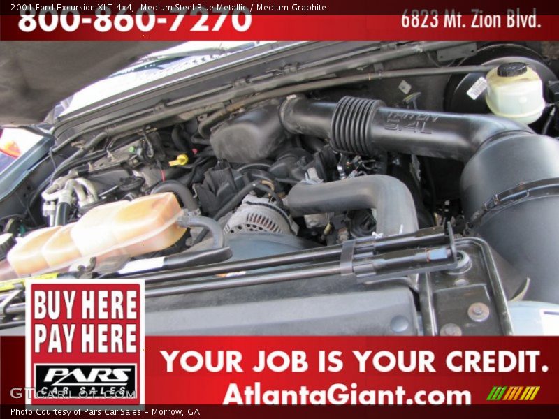 Medium Steel Blue Metallic / Medium Graphite 2001 Ford Excursion XLT 4x4