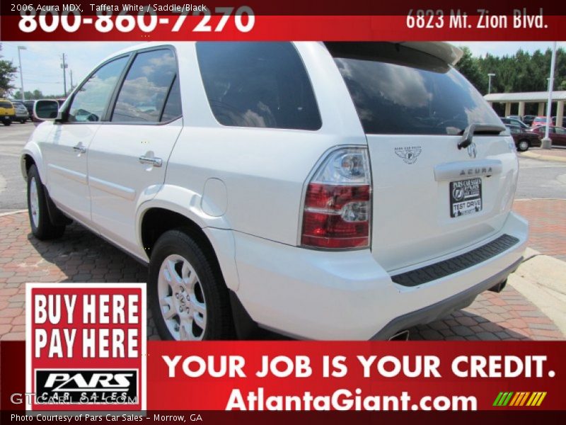 Taffeta White / Saddle/Black 2006 Acura MDX