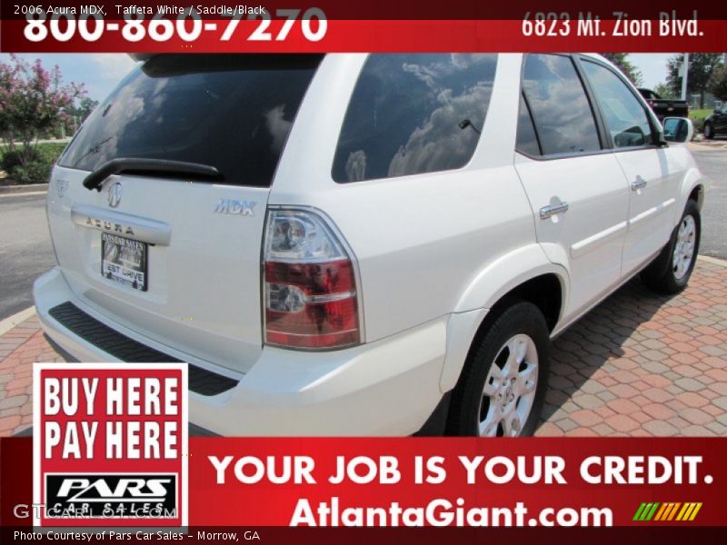 Taffeta White / Saddle/Black 2006 Acura MDX